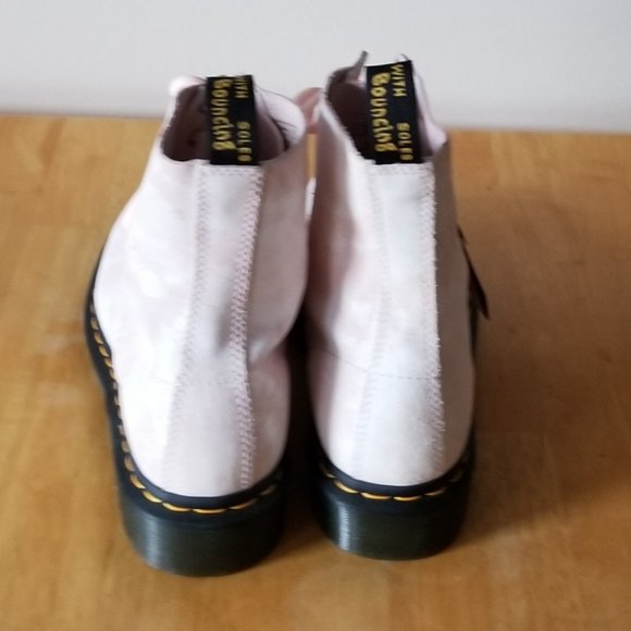 Dr. Martens Pascal Tie Dye Printed Suede Leather Ankle Boots - Picture 5 of 13